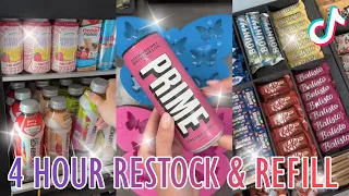 4 Hour⏳ Random ASMR📢 Restock and Refill Organizing 🍫🥫🫧 Satisfying TikTok Compilation