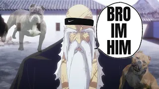 Old anime man = overpowered