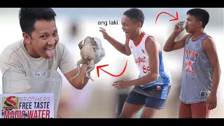 ,MAGIC WATER "PUBLIC PRANK" | MASARAP TALAGA ANG LIBRE😂