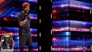 America's Got Talent 2022 Keegan the Bicycle Comedian Full Performance Auditions Week 5 S17E05