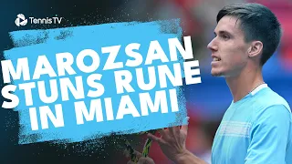 Fabian Marozsan STUNS Holger Rune! 😱 | Miami 2024 Highlights