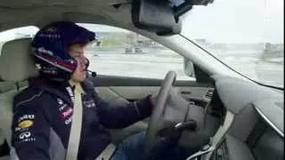 Sebastian Vettel visits the Sochi Olympic Park and Grand Prix Себастьян Феттель ВПЕРВЫЕ на трассе в