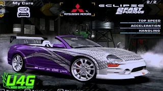 Mitsubishi Roman's Eclipse GTS Spyder Need For Speed Most Wanted 2005 Mod Spotlight