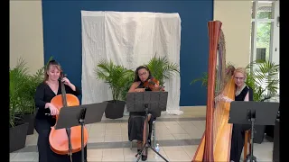 The Elegant Harp String Trio Moon River Cover