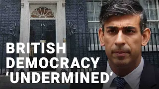 Rishi Sunak says Britain's democracy "is being deliberately undermined"