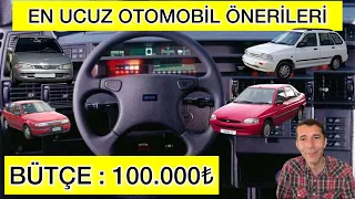 100.000 Lira İle ALINABİLECEK ARABALAR, EN UCUZ OTOMOBİLLER 2023, 100BİN TL ARABA ÖNERİLERİ