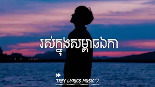 រស់ក្នុងសម្ពាធឯកា - សាល បាទី (Lyrics)