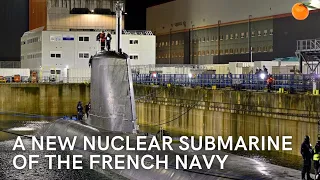 France has launched a new Duguay Trouin nuclear submarine of the Barracuda type