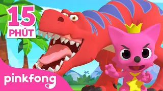 Khủng Long 3D | +Tuyển tập | nhạc thiếu nhi 3D | Baby Shark | Pinkfong! Cá mập con - Nhạc thiếu nhi