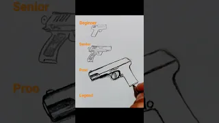 Pistol drawing #drawing #art #pistol #shorts