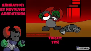 Tricky Reacts To Tricky Vs Phobos By Revolver Animations!