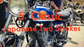 5 Classic Two Stroke Japanese motorcycles