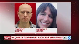 Parents of teen who died in pool face new charges