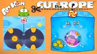 Ам Ням Cut the Rope #11 DJ Коробка Прохождение Детское Видео Игровой Мультик Let's Play