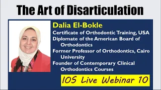 The Art of Disarticulation in Orthodontic Therapy