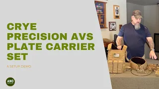 Crye Precision AVS Plate Carrier Set Setup Demo | Master Chief Guides | ANO