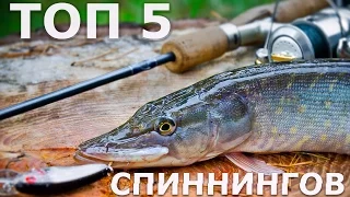 ТОП 5 - БЮДЖЕТНЫХ СПИННИНГОВ на ЩУКУ до 2500 руб. 🚩