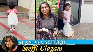 Alandra's School Vlog | First week at School | Steffi Ulagam