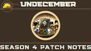 Season 4 patch notes breakdown!!!