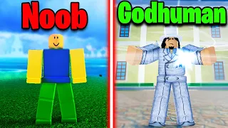 Going From Noob To GODHUMAN In One Video [Blox Fruits]...