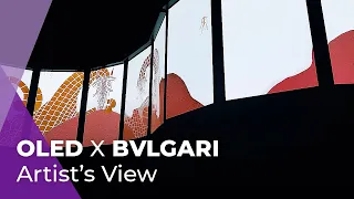 〈BVLGARI Colors〉 exhibition (Artist’s View) | OLED X BVLGARI