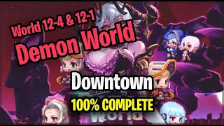 World 12-4 : Demon World (3 Stars)  Downtown + 12-2 - Guardian Tales
