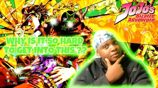 Non Jojo Fan Reacts - Why JoJo is so Hard to Get Into JoJo's Bizarre Adventure Reaction