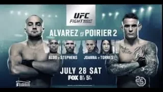 UFC On Fox Alvarez Vs. Poirier 2 Reaction/Review