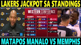 BREAKING! Lakers JACKPOT NA sa West STANDINGS matapos MANALO vs MEMPHIS GRIZZLIES