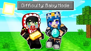 We Played Minecraft BABY MODE!