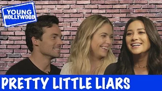 PRETTY LITTLE LIARS Cast Play Two Truths & a Lie!