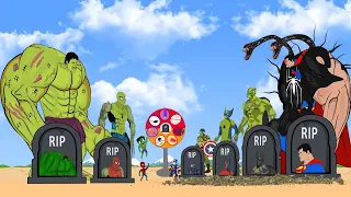 Team Hulk Spiderman ZOMBIES & MONSTER TEAM Superman VeNom,Spiderman:Evolution Mystery|SUPER EXCITING