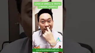 Loss of SMELL & TASTE?  Got 2 MAGIC POINTS to help you