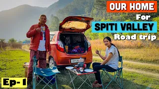 Vlog 98 | Couple road trip to Spiti Valley | Night camping in car. Car camping