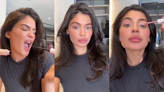 Kylie Jenner Doing her Makeup