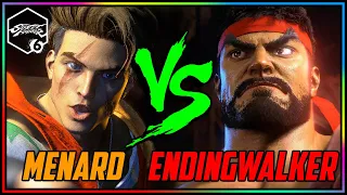 【 SF6 】ENDINGWALKER [ RYU ] VS MENARD [ LUKE ]【 STREET FIGHTER 6 】WATCH THIS FIGHT NOW