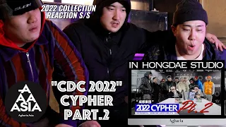 【REACTION】 韩国嘻哈团体看 《CDC2022Cypher Part.2》 后夸张反应