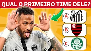 ⚽ QUIZ DO NEYMAR | IMPOSSÍVEL você saber TUDO sobre a CARREIRA dele |  Quiz de Futebol 2023