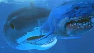 NEW TIGER SHARK vs MEGALODON! - Feed and Grow Fish - Part 116 | Pungence