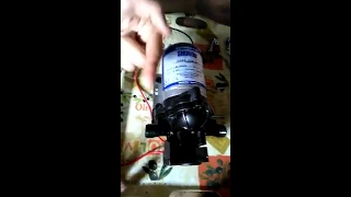 Fixing a Shurflo 2095 diaphragm water pump where motor doesn't start