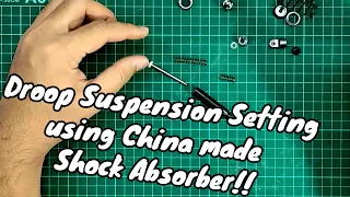RC Crawler Droop Suspension Setting using Cheap China Shock Absorber