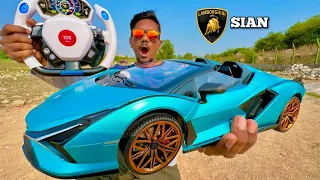 RC Fastest Lamborghini Sian Roadster Car Unboxing & Testing – Chatpat toy tv