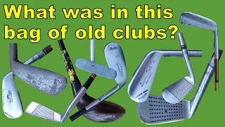 I bought a mixed bag of golf clubs, what did I find?