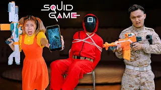 SQUID GAME 2021 Million Dollar Bonus | Nerf War Warriors The Journey To Rescue The Lover