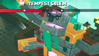 Minecraft Dungeons Howling Peaks - Tempest Golem Boss Fight