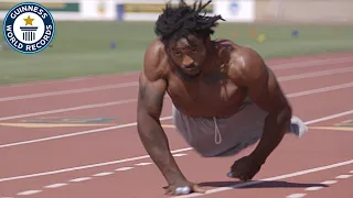 The fastest man on two hands - Guinness World Records #Shorts