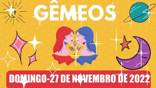 HOROSCOPO DO DIA | DOMINGO 27 DE NOVEMBRO DE 2022 | SIGNO DE GÊMEOS