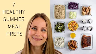 Healthy Meal Prep for Summer-7 Easy Mix and Match Meals
