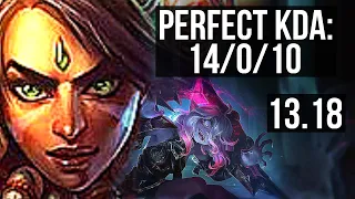 NIDALEE vs BRIAR (JNG) | 14/0/10, Rank 5 Nida, Legendary, 65% winrate | EUW Challenger | 13.18