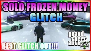 *NEW* SOLO GTA 5 FROZEN MONEY GLITCH ONLINE AFTER PATCH - EASIEST METHOD!